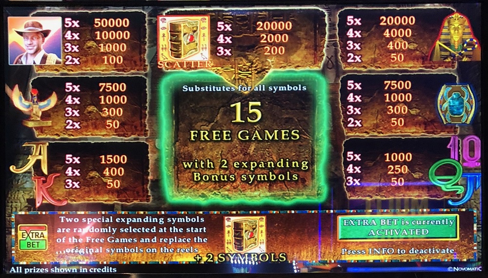 book of ra two symbols german payout table